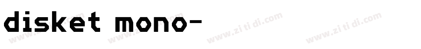 disket mono字体转换